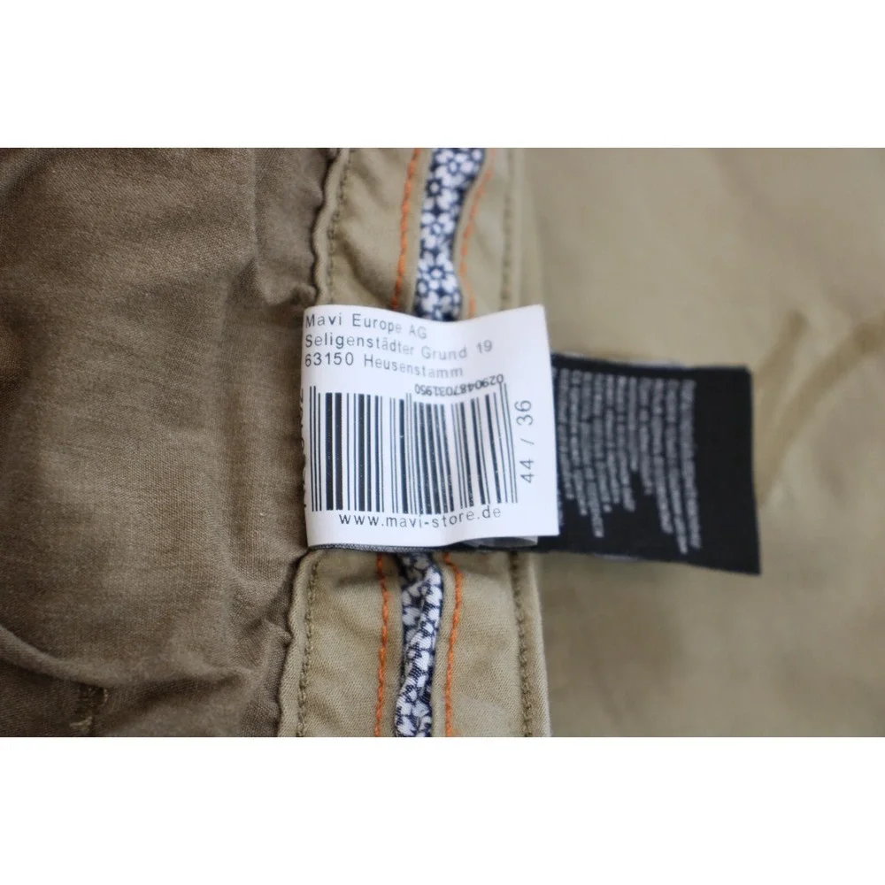 34 Heritage Pants Mens 40 X 30 Beige Denim Stretch Pockets Straight Leg